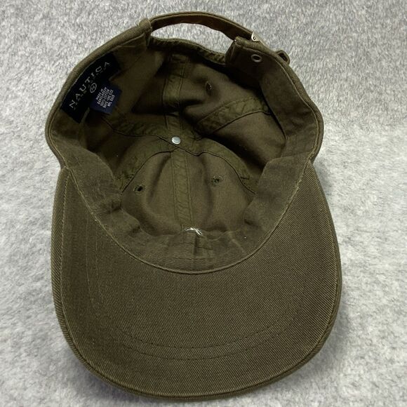 Nautica Tan Logo Baseball Cap Dad Hat Strapback Adjustable Cotton Casual Classic - Picture 6 of 10